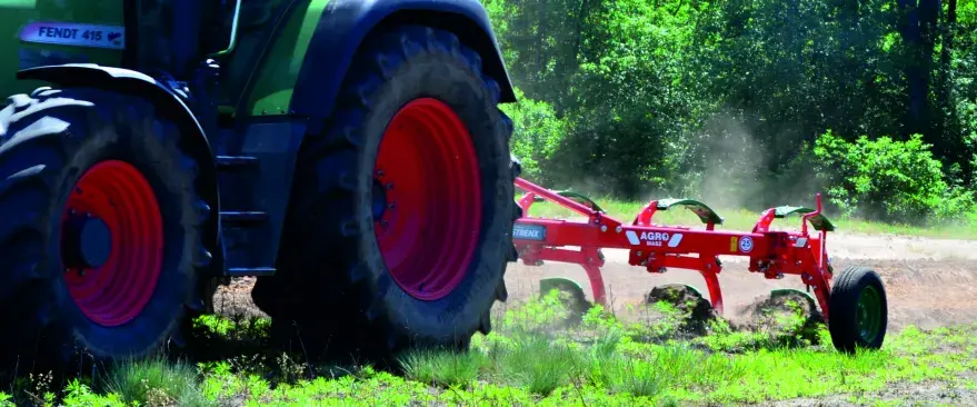Плуг загонный (однобалочный) с рессорной защитой AgroMASZ PJR 